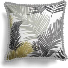 Image of Geometric Cushion Covers, Floral, Chevron, Grey Blue Pink Green Pattern Prints