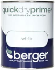 Image of Berger Quick Dry Primer White Paint 750ml