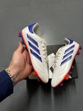 Image of Adidas Copa Pure 2 Club FxG Junior White/Blue Football boots uk 3.5 IG6412