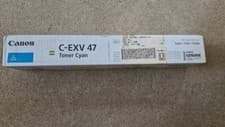 Image of Genuine Canon C-EXV 47 Cyan Toner Cartridge C250 C255 C350 C351 C355