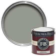 Image of Farrow & Ball Paint For Exterior Wood & Metal Eggshell Pigeon 2.5L (No.25)