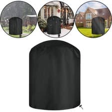 Image of Durable Waterproof BBQ Grill Cover – Fits 57cm Round Kettle Barbecue Outdoor Use