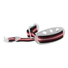 Image of Black Helmet Chin Strap White Chin Strap Hard Hat Chin Strap  Driving