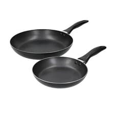 Image of KitchenCraft Non-Stick Induction 20cm & 28cm Frypan Twin Set