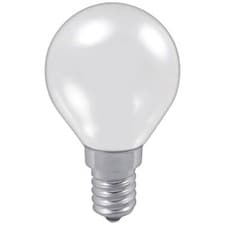 Image of Philips 60W 230V SES E14 Golf Ball Round Opal