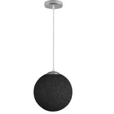 Image of Modern Pendant Ceiling Light Natural Rattan Ball Wicker Globe Woven Lampshade UK