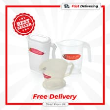 Image of Beaufort Clear Fridge and Measuring Jug 2 Litre for Milk Juice Water