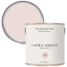 Image of Laura Ashley Home Fine Quality Paint Pale Blush Matte Emulsion 2.5 Litres