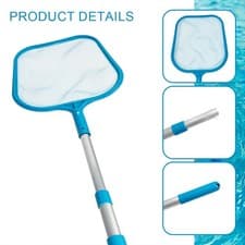 Image of BESTWAY MAINTENANCE SWIMMING POOL CLEANER KIT HAND HELD VACUUM SKIMMER 80" WATER