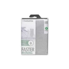 Image of Brabantia Metallised Ironing Board Cover Size D Type 135 x 45cm Silver Reflector