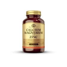 Image of Solgar® Calcium Magnesium Plus Zinc Tablets - 100 count (Pack of 1), Brown