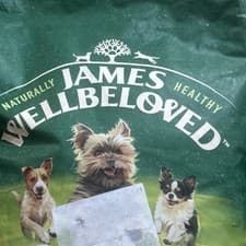 Image of James Wellbeloved Adult small breed Complete Fish & Rice Dry Dog Food 7.5kg Damg