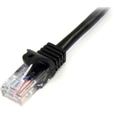Image of Startech 1 M Black Cat5E Snagless Rj45 Utp Patch Cable 1M Patch Cord Ethernet Pa