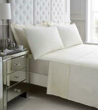 Image of 100% Egyptian Cotton FLAT Sheets 200 Thread Count OR Pillowcases Hotel Quality