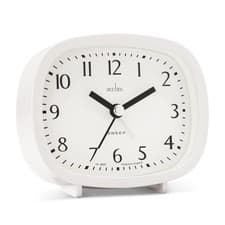 Image of Acctim Hilda Analogue Alarm Clock Non Ticking Sweep Crescendo Alarm Backlight