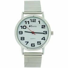 Image of  Gents  BOLD Stainless Steel Soft Expandable Bracelet Strap Watch R0208.02.1 