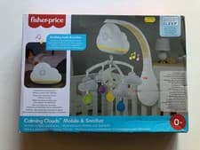 Image of Fisher-Price Calming Clouds Mobile & Soother Crib & Nursery Sound Baby Machine