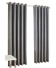 Image of WATTLE – EMBOSSED TEXTURED THERMAL BLOCKOUT CURTAINS - EYELET RING TOP