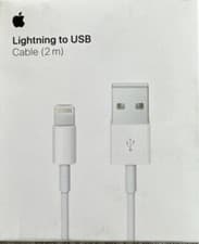 Image of Lightning to USB 2m Cable for All Apple Phones And iPads