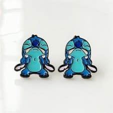 Image of Adorable Disney Inspired Stitch & Surfboard Stitch Stud Earrings - Lilo & Stitch
