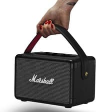 Image of Marshall Kilburn II Portable Rechargeable Wireless Bluetooth Speaker-black&brass