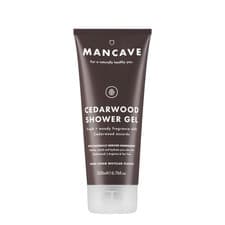 Image of ManCave Cedarwood Shower Gel Natural, Vegan Body Wash for Men 200ml