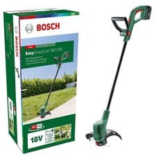 Image of Bosch EasyGrassCut 18V-230 Cordless Grass Trimmer With Battery & Charger - Green