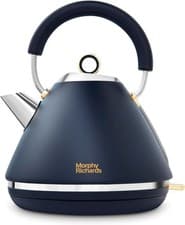 Image of Morphy Richards Kettle 102045 Accents Navy Blue 1.5L Jug Fast Boil Cordless