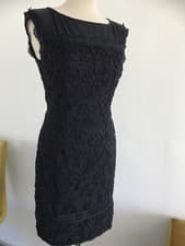 Image of New Without Tags Mint Velvet Navy Lace Size 6 Dress.