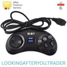 Image of 6 Button Gamepad Controller For SEGA MEGADRIVE & GENESIS New Retro Heaven