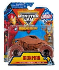 Image of Monster Jam Marvel Mystery Mudders Iron Man 1:64 Scale - Brand New & Sealed