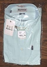 Image of Barbour - OXFORD, Short Sleeve, Tailored Shirt. 2XL. MINT. BNWT.