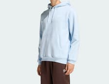 Image of adidas Originals Men's Trefoil Essentials Comfy Loose Hoodie Sky