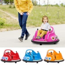 Image of Angry Bird Licensed 12V Kids Bumper Car w/ Joysticks, Remote