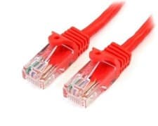 Image of StarTech Cat5e Patch Cable With Snagless RJ45 Connectors 3M Red