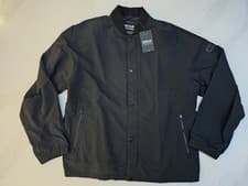 Image of mens BARBOUR jacket showerproof mosswold black size XL RRP £179