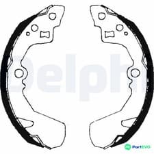 Image of DELPHI BRAKE SHOE SET LS1685 FOR DAIHATSU ROVER SUBARU SUZUKI