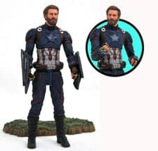 Image of Diamond Select Toys - Marvel Gallery Avengers 3 Captain America PVC Figure
