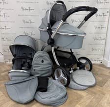 Image of Egg 2 Carrycot and Pushchair - Monument Grey