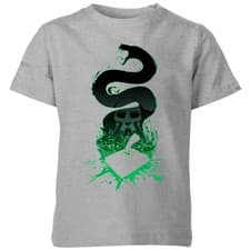 Image of Harry Potter Basilisk Silhouette T-Shirt Kids | Official Licensed | Grey