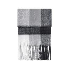 Image of Beechfield Unisex Adult Checked Fluffy Scarf  RW10832
