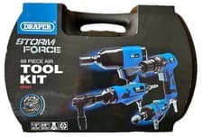Image of Draper Storm Force 83431 Air Tool Kit (68 Piece) with Carry Case