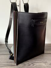 Image of PAUL SMITH MAINLINE CONCERTINA BACKPACK ARTIST STRIPE INTERNAL POCKET BNWT