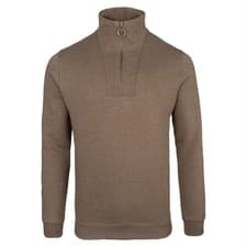 Image of Jack Pyke Half Zip Sweatshirt Barley – Comfortable Outdoor Knit for Casual Wear