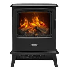 Image of Dimplex Optimyst Bayport Black Freestanding Electric Stove Fire 2kW
