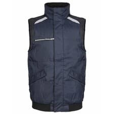 Image of TuffStuff Bodywarmer Mens Sleeveless Jacket Padded Hand-Warmer Pockets Gilet