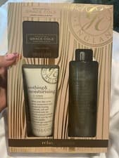 Image of Grace Cole gift set, warm vanilla and fig. Includes, soap, lotion and wash.