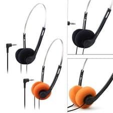 Image of Retro Style Headphone Soft Headband Earphone for Walking Riding Gym Running