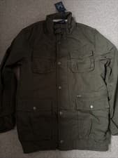 Image of Men’s Crew Clothing Company Khaki Plymfield Jacket Size Large Brand New With Tag