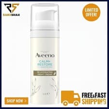 Image of AVEENO Night Cream CALM+RESTORE 50ml Nourishing Moisturiser Sensitive Skin